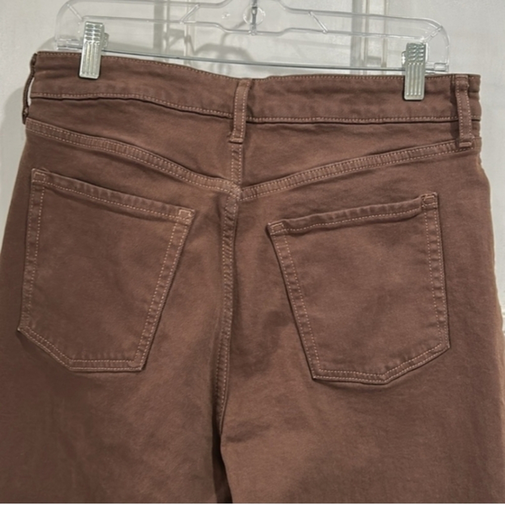 Old Navy Brown High Rise Wide Leg Straight Jeans - Picture 8 of 11